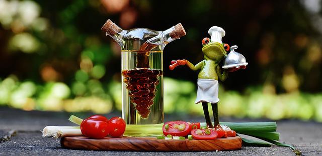 Ustensiles pour salades et sauces